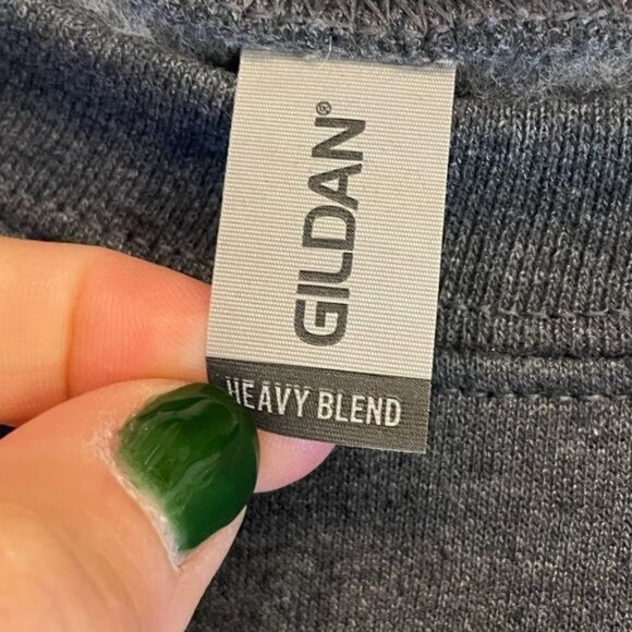 Football Mama Sweatshirt Gray Crewneck Gildan Heavy Blend Cotton Poly Sz Medium - Picture 5 of 8